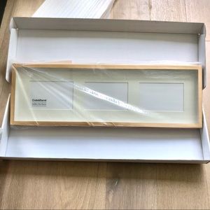 BRAND NEW Brass Crate & Barrel Frame